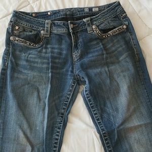Miss Me signature boot cut jeans